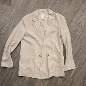 H&M Cream Blazer for Women
